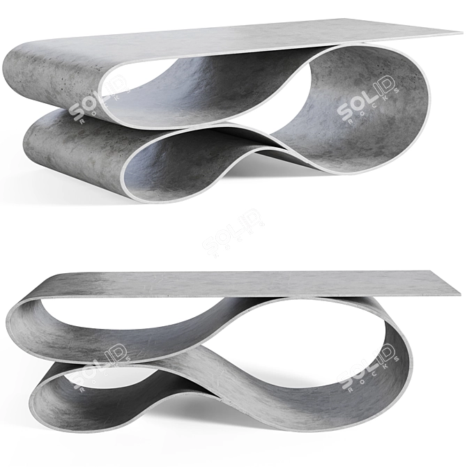 Whorl Coffee Table by Neal Aronowitz 3D model image 4