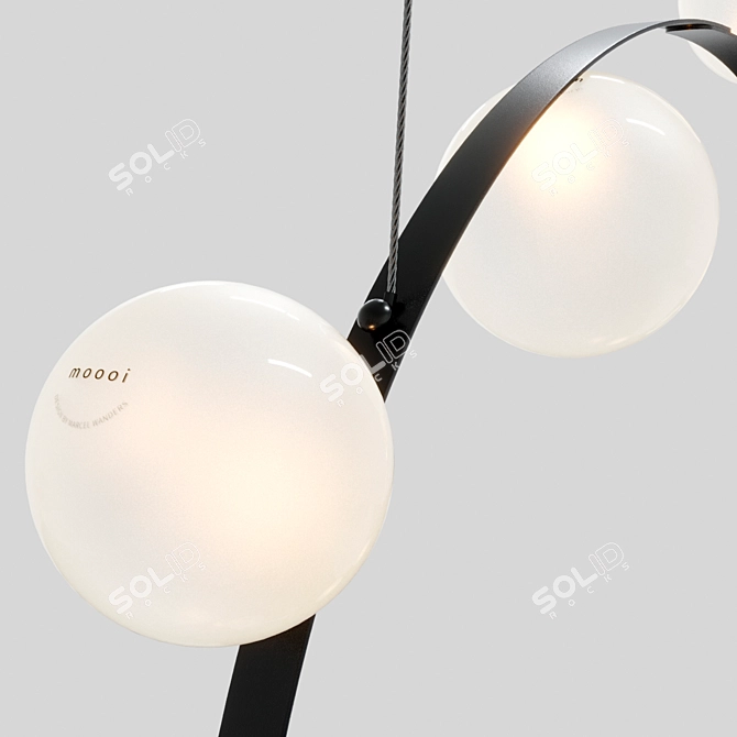 Moooi Hubble Bubble Pendant Light 3D model image 2