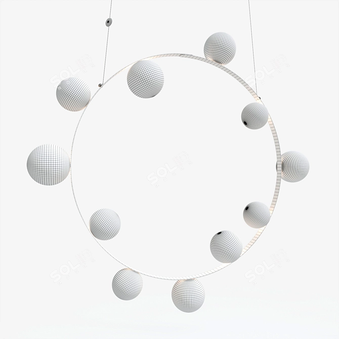 Moooi Hubble Bubble Pendant Light 3D model image 4