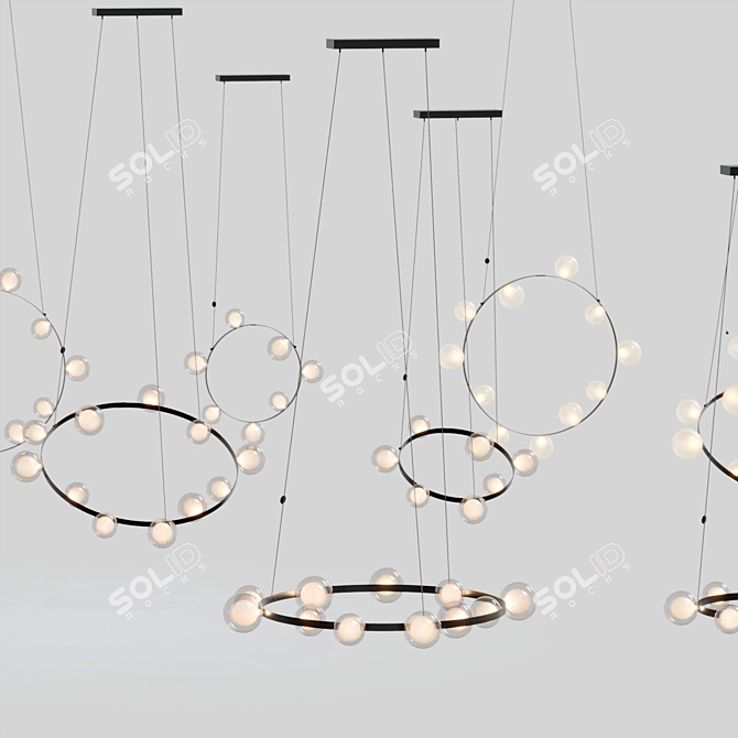 Moooi Hubble Bubble Pendant Light 3D model image 7