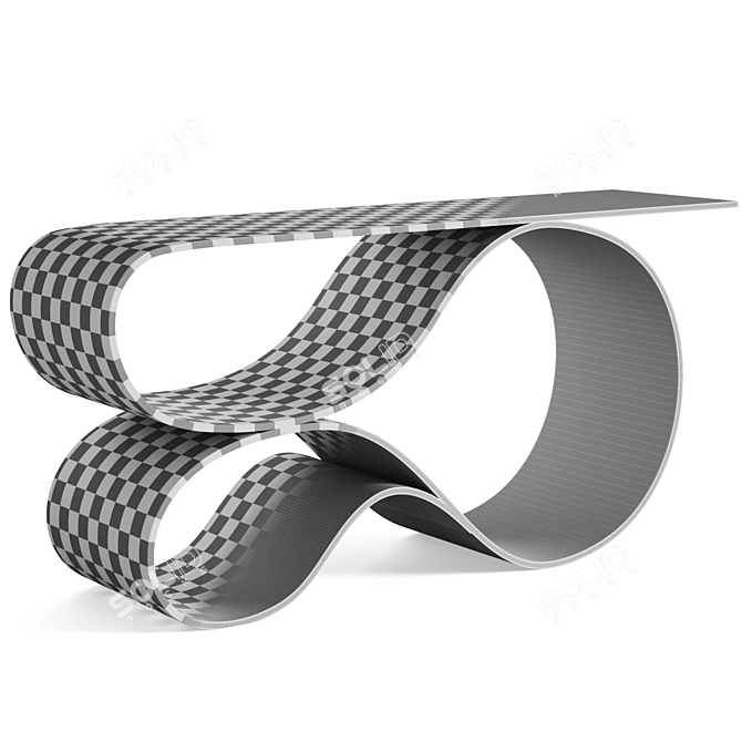 Whorl Concrete Console by Neal Aronowitz 3D model image 4