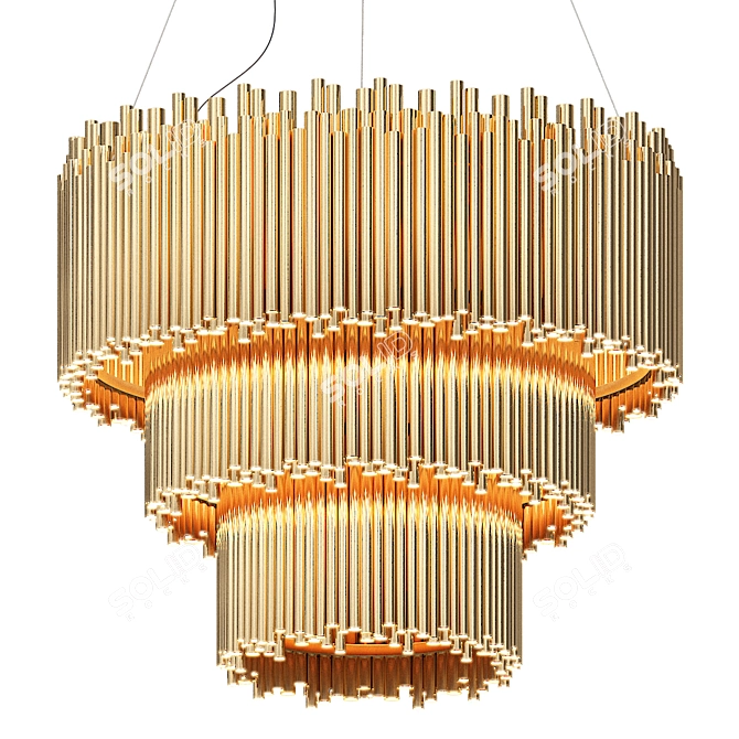 Brubeck Suspensions: Modern Elegance with Delight 3D model image 2