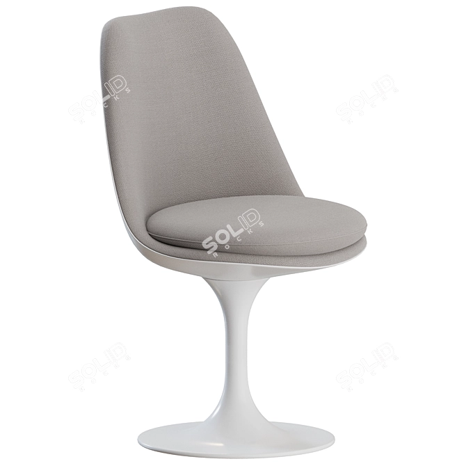  Knoll Tulip Upholstery Dining Chair 3D model image 3