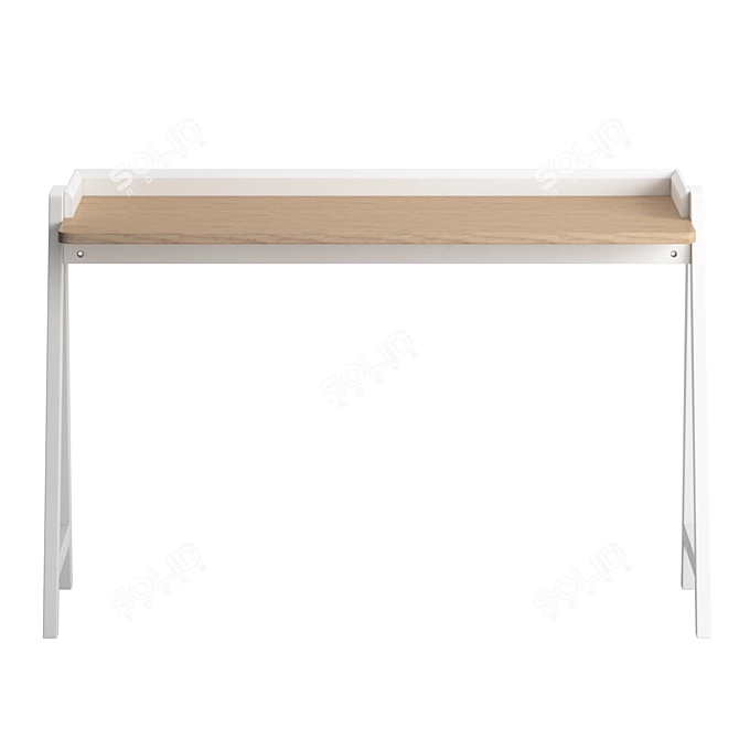 Modern Fresno Writing Desk 3D model image 3