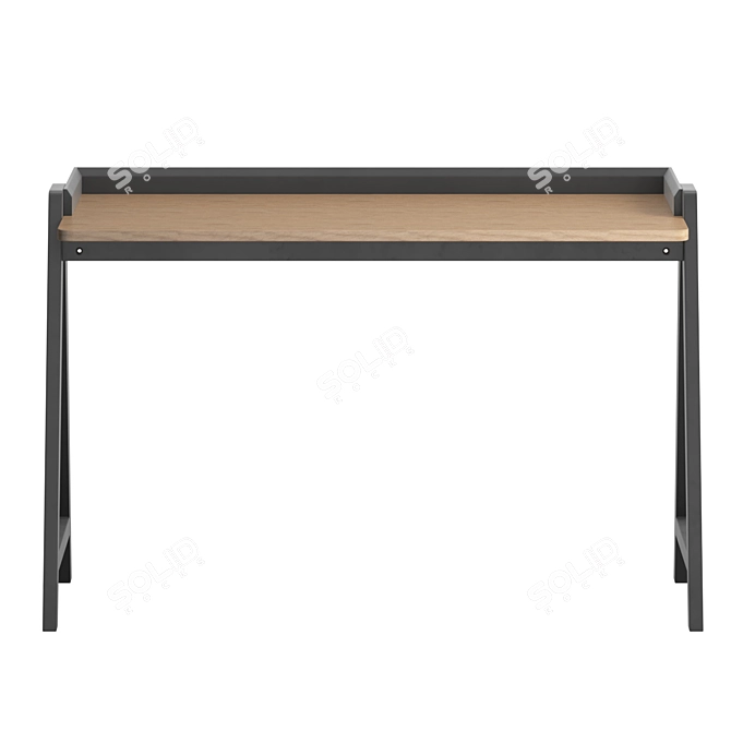 Modern Fresno Writing Desk 3D model image 4