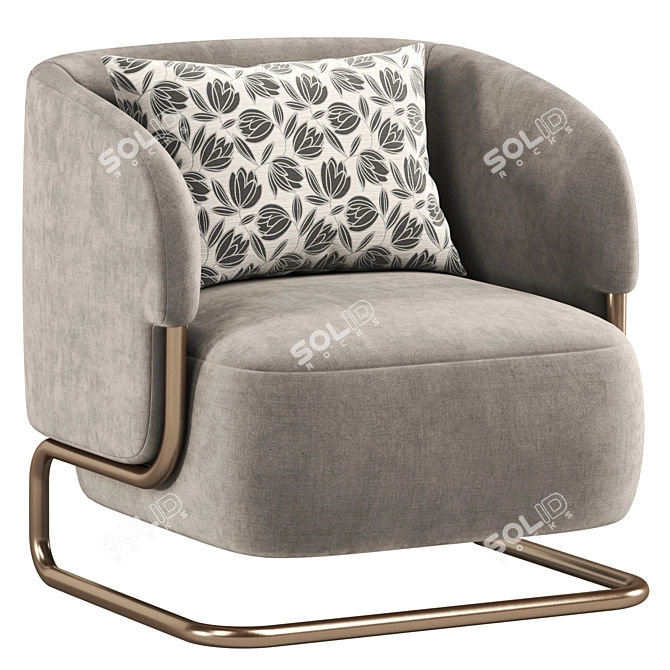 Elegant Marabu Chair by Ditre 3D model image 1