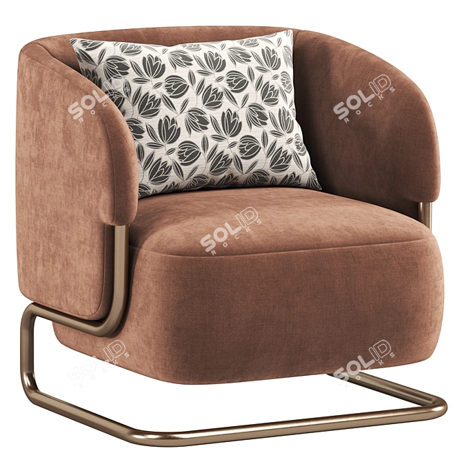 Elegant Marabu Chair by Ditre 3D model image 2