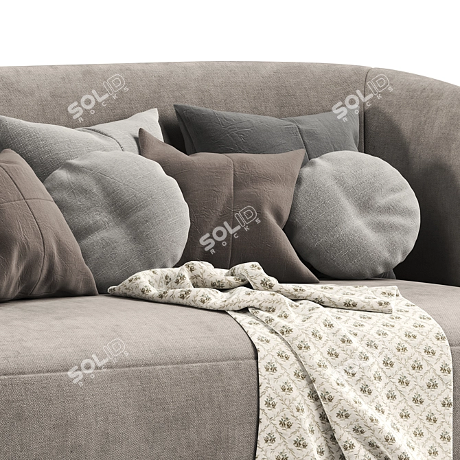 Modern Marabu Sofa 3D Model 3D model image 2