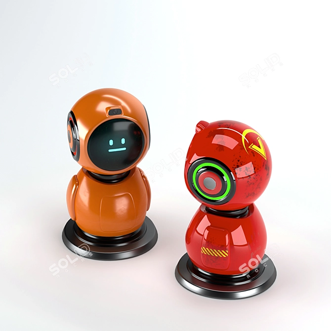 Jerry Robot02 V-Ray 3D Model 3D model image 3