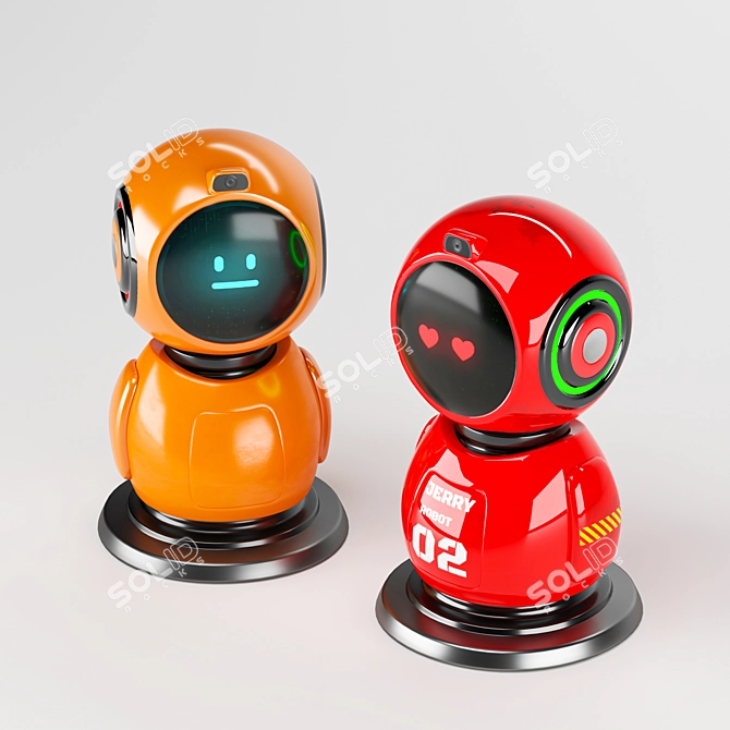 Jerry Robot02 V-Ray 3D Model 3D model image 6