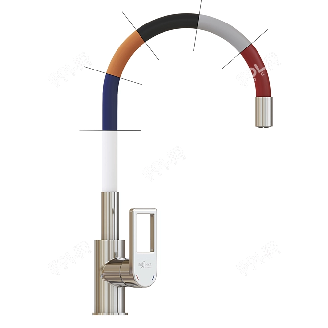 Rossinka Z35-35U Mixer in Multiple Colors 3D model image 2