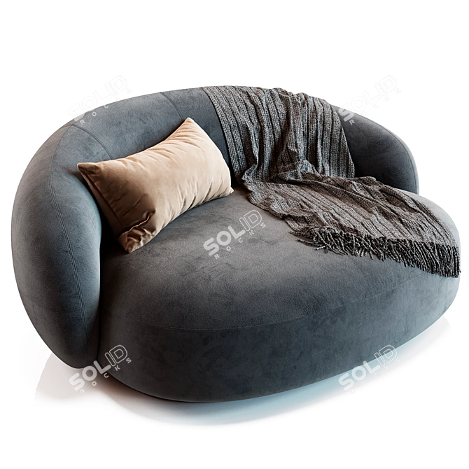 Luxurious Julep Island Sofa Creation 3D model image 3
