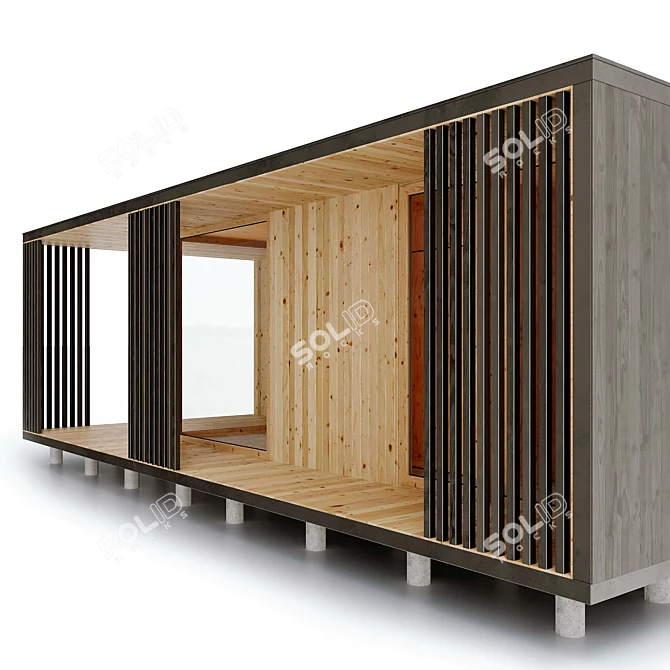 Container House 2: Modular Living 3D model image 3