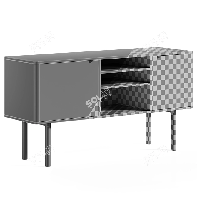 Bolia Yacht Buffet/TV Stand 3D model image 4