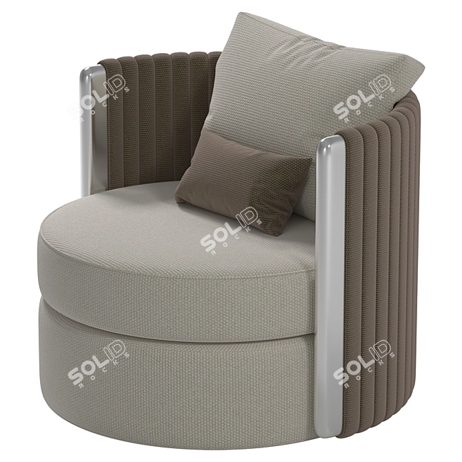 Talenti George Poltrona Chair 3D 3D model image 3