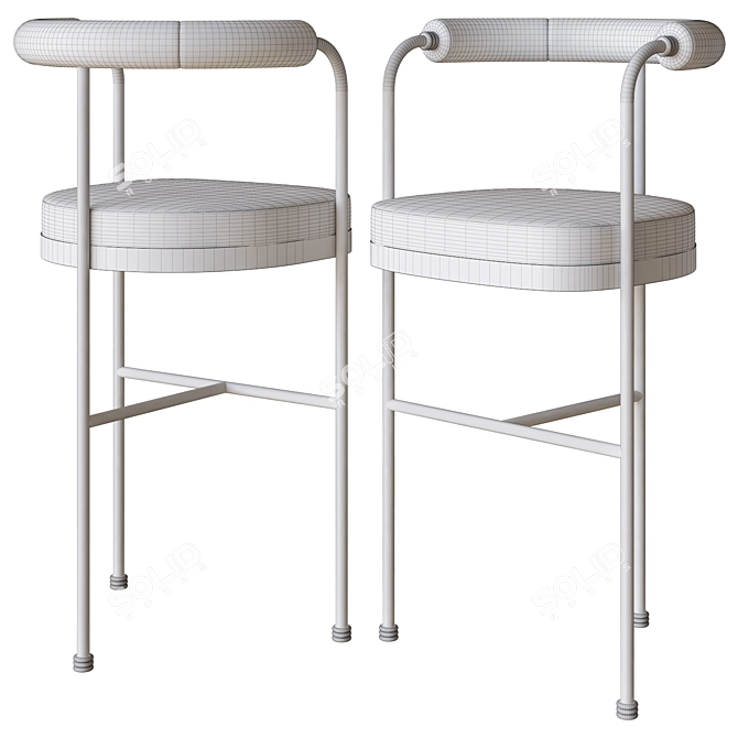 Joanne Bar Chair Hommes Design 3D model image 3