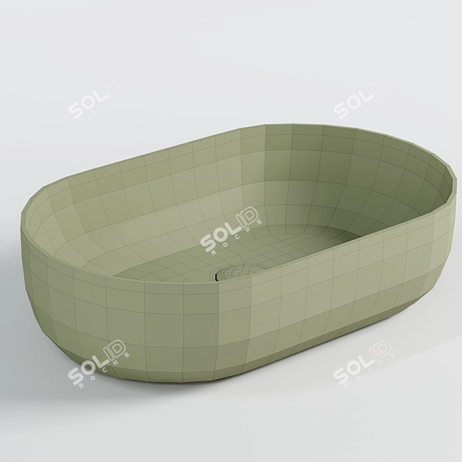 Ceramica Nova Element 54 Washbasin 3D model image 3