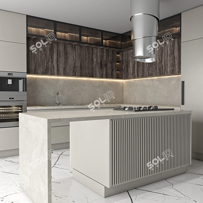 Kitchen Set 3dsMax 2015 Models 3D model image 2