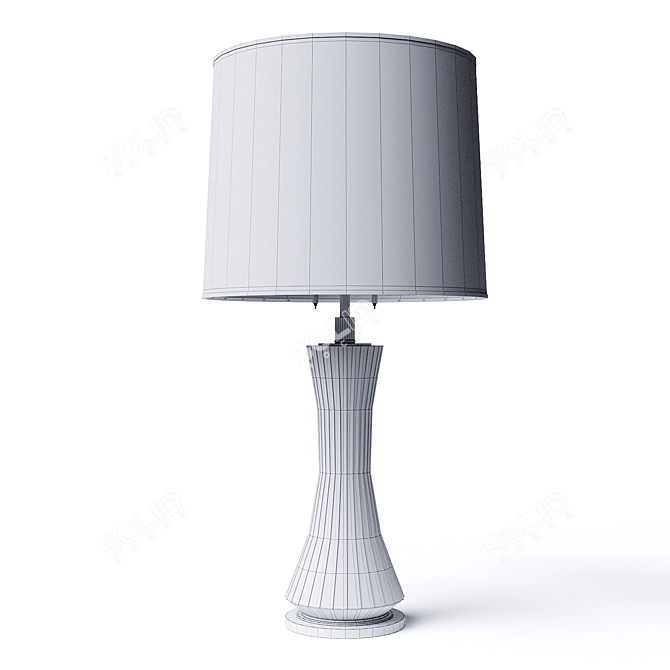 Elegant Thomas OBrien Elena Lamp 3D model image 2