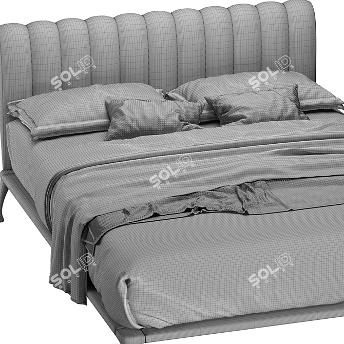 Iseo Bed by Cantori 3D model image 4
