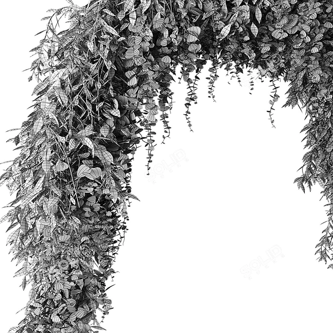  Elegant Wedding Arch Design 3D model image 10