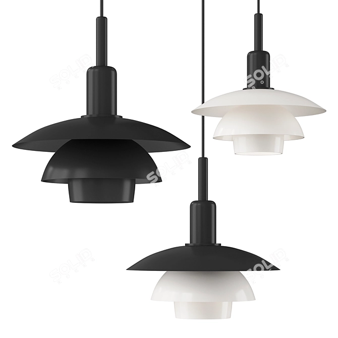 Poul Henningsen PH Pendant Light 3D model image 1