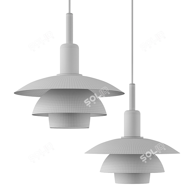 Poul Henningsen PH Pendant Light 3D model image 3