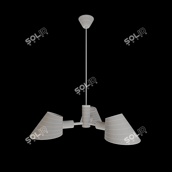 Nordlux Stay Chandelier, 60cm Diameter 3D model image 3