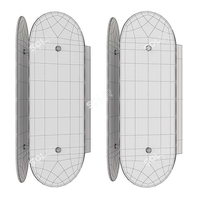 Sleek Modern Lure Lamp 3D model image 2