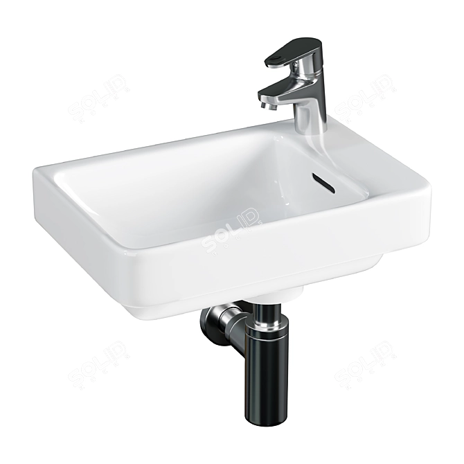 Laufen Pro S White Basin 3D model image 1