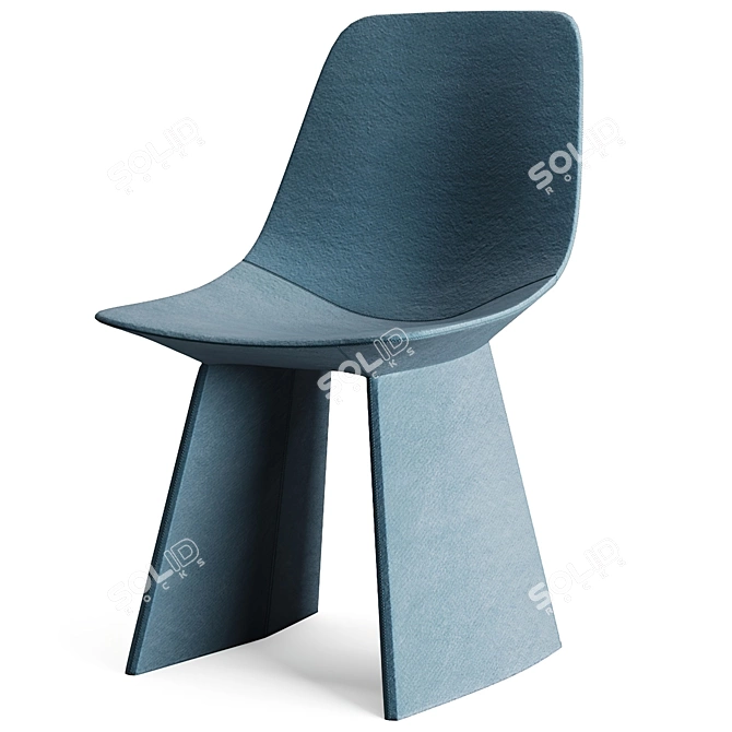 Bonaldo Agea Chair Sculptural Design 3D model image 2