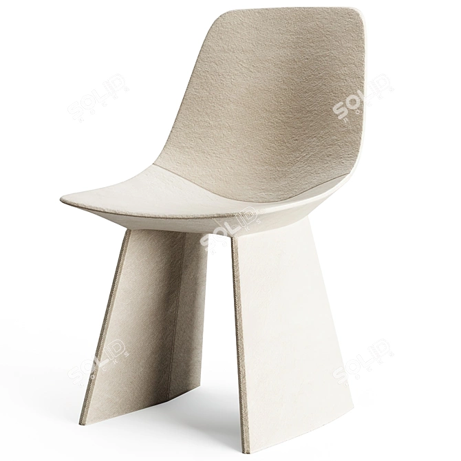 Bonaldo Agea Chair Sculptural Design 3D model image 4