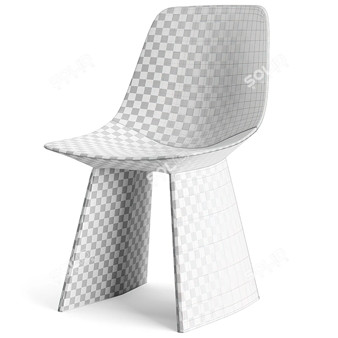 Bonaldo Agea Chair Sculptural Design 3D model image 6