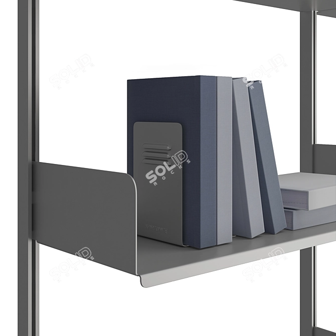 Customizable K1 Wall Shelf System 3D model image 2