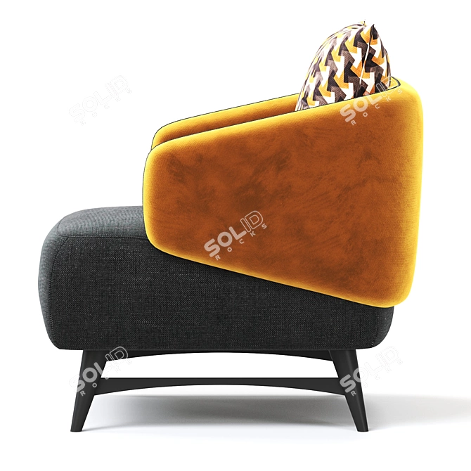 Modern V-Ray Armchair 2015 3D model image 4