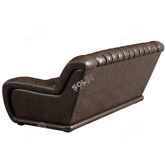 Elegant Vintage Style Sofa 3D model image 4