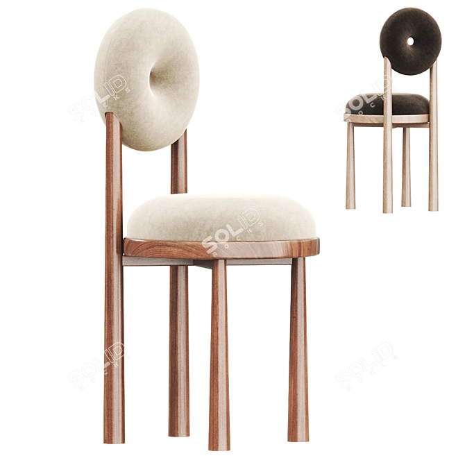 Modern Baba Chair 2017 Model 3D model image 1