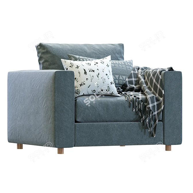 Finnala Modern Armchair Design 3D model image 1