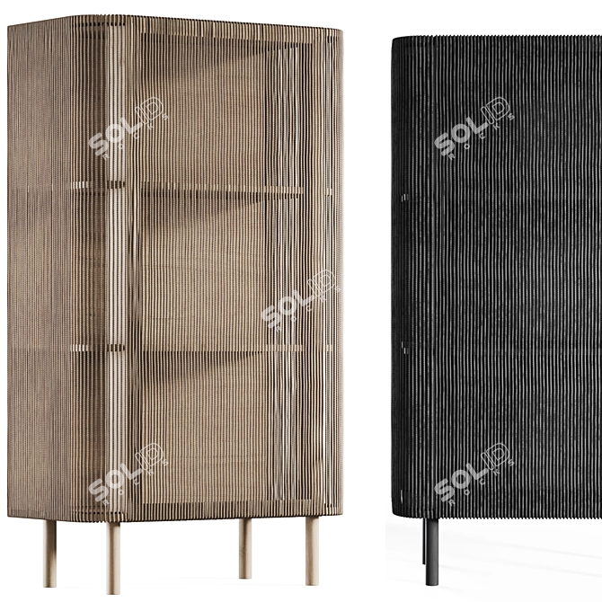 Bolia Cord High Buffet 3D model image 1