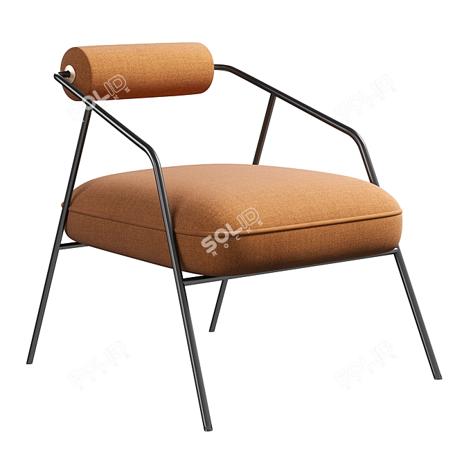 Modern 3D Model 'Cyrus Chair' 3D model image 1