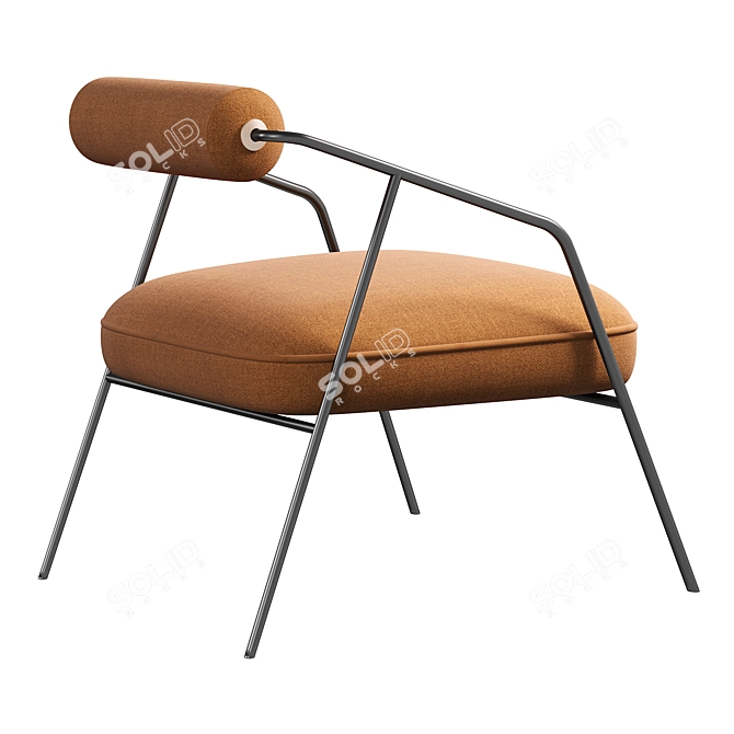 Modern 3D Model 'Cyrus Chair' 3D model image 3