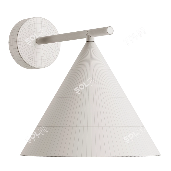 Rustic Wall Sconce | Cone 3D model image 2