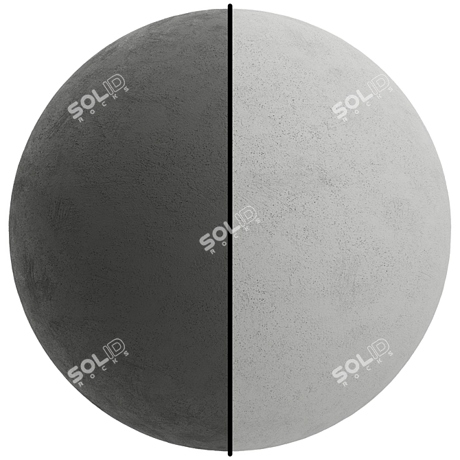  Clean Concrete Spotted Texture Set 3D model image 1