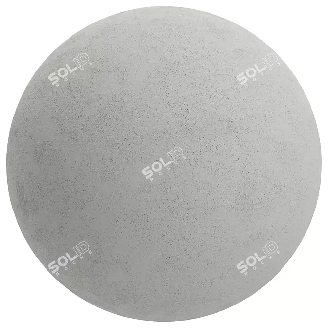  Clean Concrete Spotted Texture Set 3D model image 2