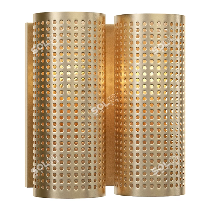 Title: Wearstler Precision Wall Sconce 3D model image 1