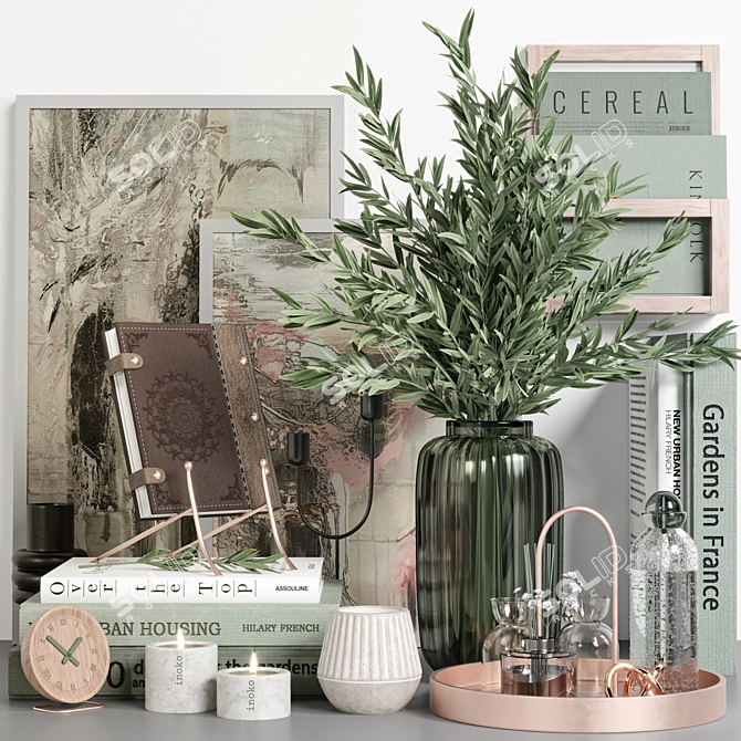 High-Quality Decorative Set Vol038 3D model image 1