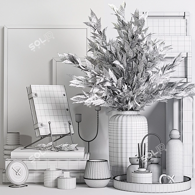 High-Quality Decorative Set Vol038 3D model image 6