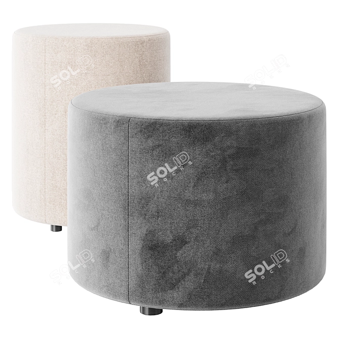 Novamobili LOG Ottoman Collection 3D model image 1