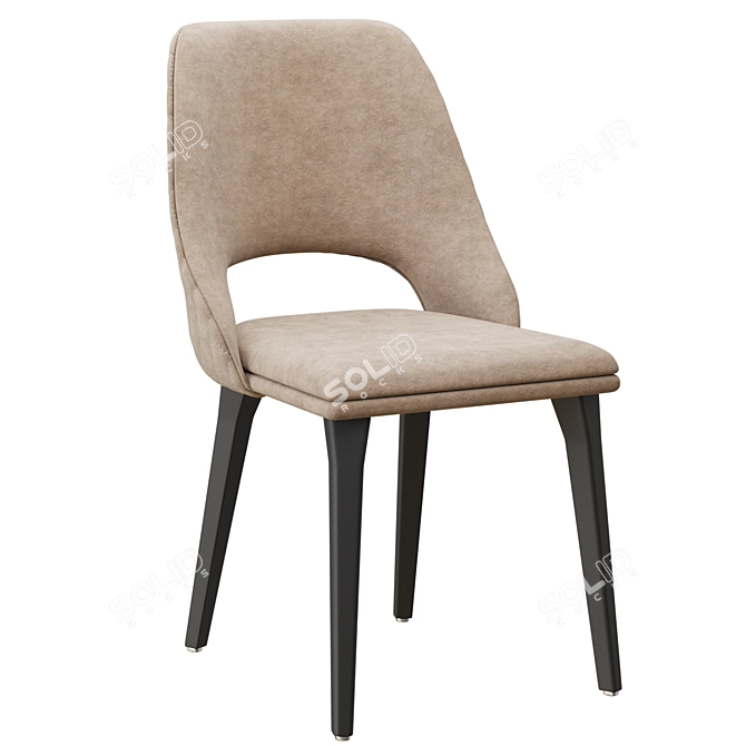 Elegant Enza Home Chair Sirona 3D model image 1