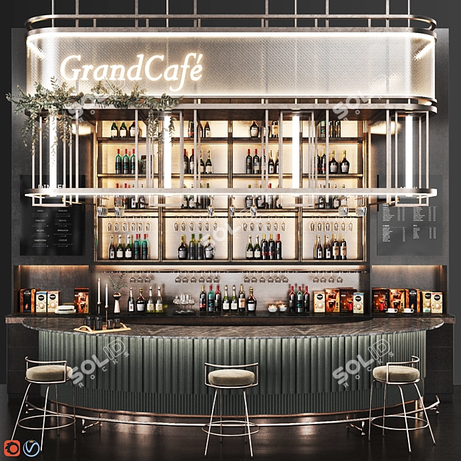 Cafe5 3D Model Collection 2016 3D model image 1